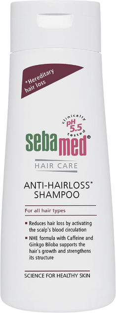 Шампунь проти випадіння волосся Sebamed Hair Care очищаючий 200 мл (4103040900951) - зображення 1