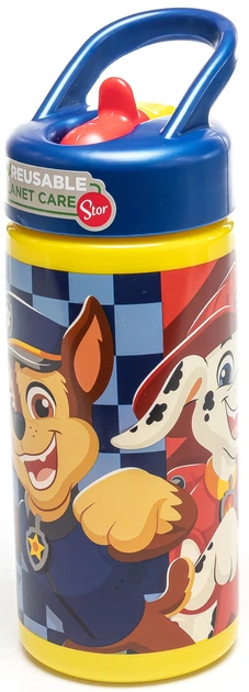 Butelka sportowa dla dzieci Stor Sipper Paw Patrol Boy Rescue Pups 410 ml (Stor-81631) (8412497816316) - obraz 2