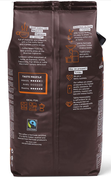 Kawa ziarnista Tchibo Barista Espresso 1 kg (4046234928822) - obraz 2