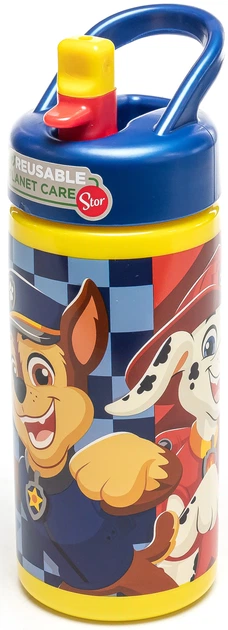 Butelka sportowa dla dzieci Stor Sipper Paw Patrol Boy Rescue Pups 410 ml (Stor-81631) (8412497816316) - obraz 6