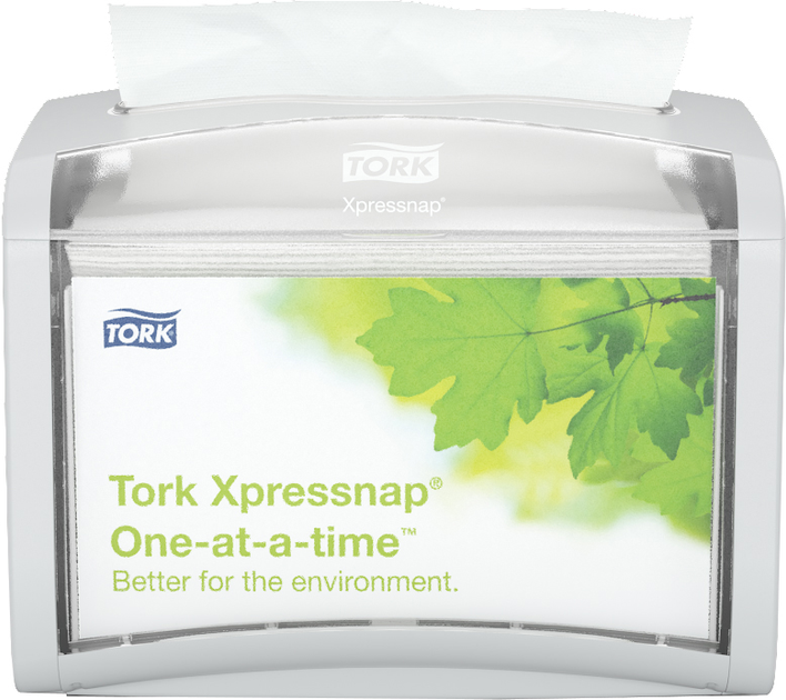 Тримач для паперових серветок TORK Xpressnap 272613 переносний сірий (7322540660722) - зображення 1