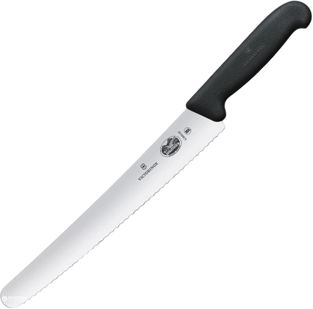 Nóż cukierniczy Victorinox Fibrox 260 mm Czarny (7611160501905) - obraz 1