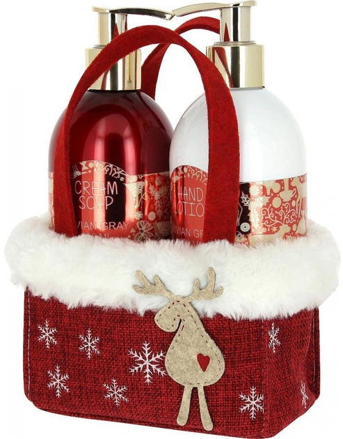 Набір для рук Vivian Gray Red Christmas Мило & Лосьйон 2 х 250 мл (4250120714202/4250120714349) - зображення 1