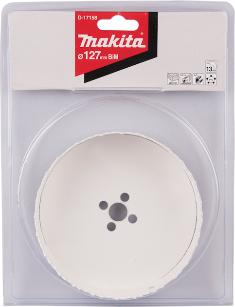 Otwornica bi-metalowa Makita 127 mm D-17158 (88381194969) - obraz 1
