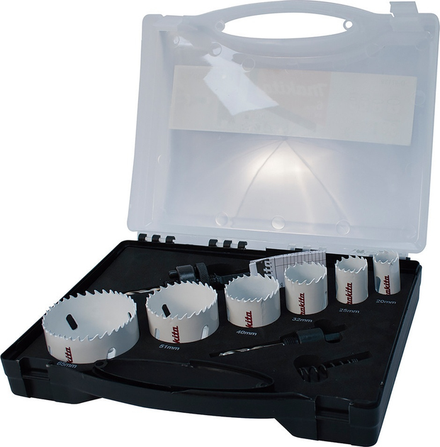 Zestaw otwornic Makita 9 szt D-47139 (88381423755) - obraz 1