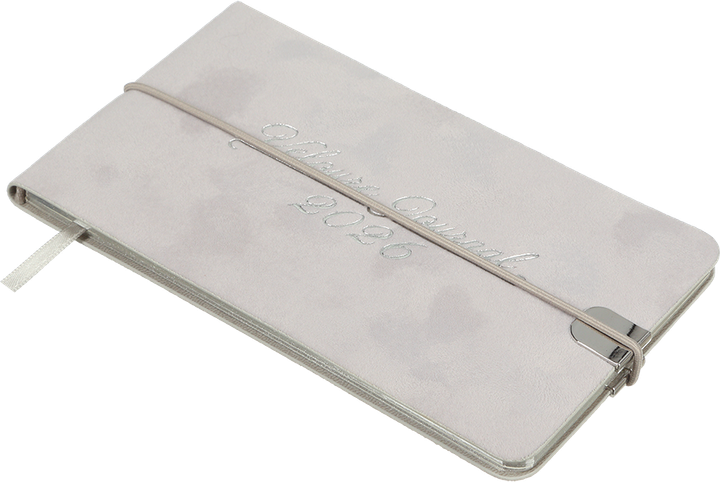 Датированный еженедельник Buromax Velour 2026 из искусственной кожи 15.3x8.7 см 128 страниц Светло-серый (BM.2902-20) - изображение 3
