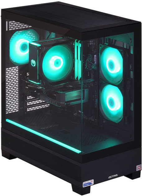 Комп'ютер Actina View 5600X/32GB/1TB/RTX5060/600W (KOMACNGIP0365) - зображення 2