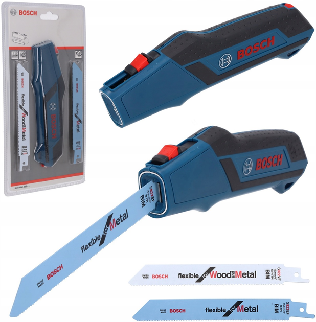 Uchwyt piły szablastej Bosch z 2 brzeszczotami S 922 EF i S 922 VF (2608000495) - obraz 2