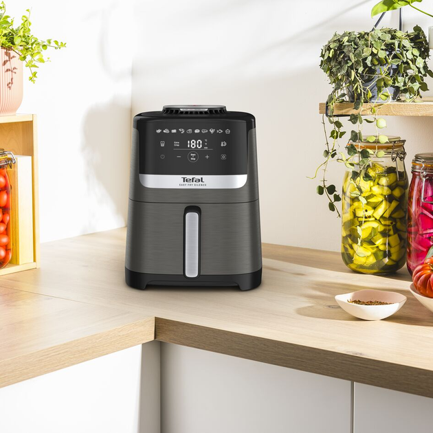 Frytkownica beztłuszczowa Tefal Easy Fry Silence EY551HE0 - obraz 5