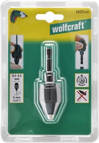 Uchwyt wiertarski szybkozaciskowy Wolfcraft 6,5 mm 1/4" (wr2625000) - obraz 2