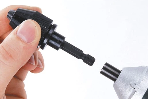 Uchwyt wiertarski szybkozaciskowy Wolfcraft 6,5 mm 1/4" (wr2625000) - obraz 3