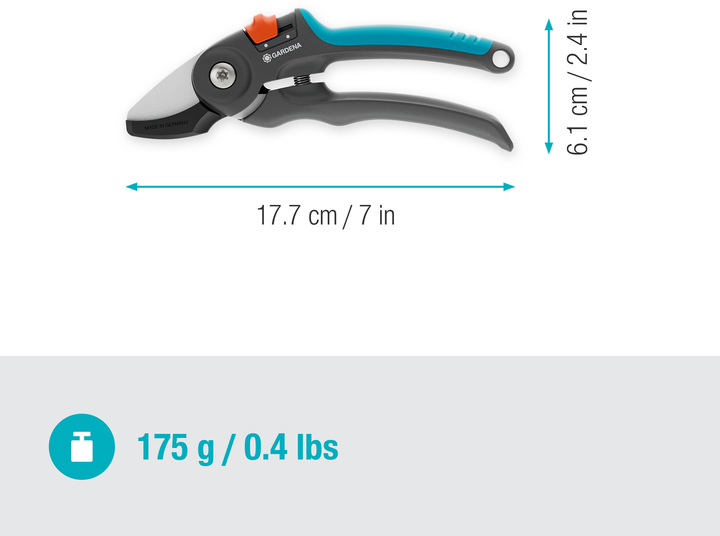 Секатор Gardena PremiumCut Dry Wood (12240-20.000.00) - зображення 5