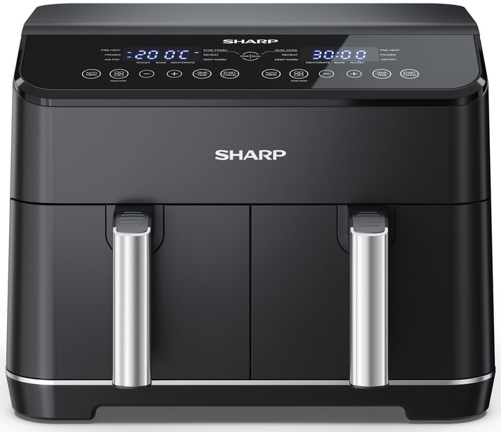 Frytkownica beztłuszczowa Sharp AF-GD82AE-B - obraz 2