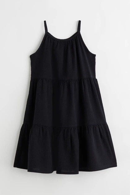 Сукня H&M 110см чорний 24061023225 - Фото 1 Сукня H&M 110см чорний 24061023225 - зображення 1