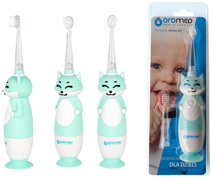 Soniczna szczoteczka do zębów Oromed ORO-KIDS BLUE - obraz 2