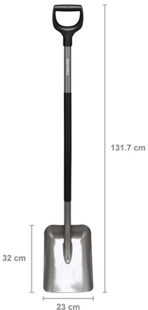 Лопата совкова Fiskars Ergonomic (1066712) - зображення 8