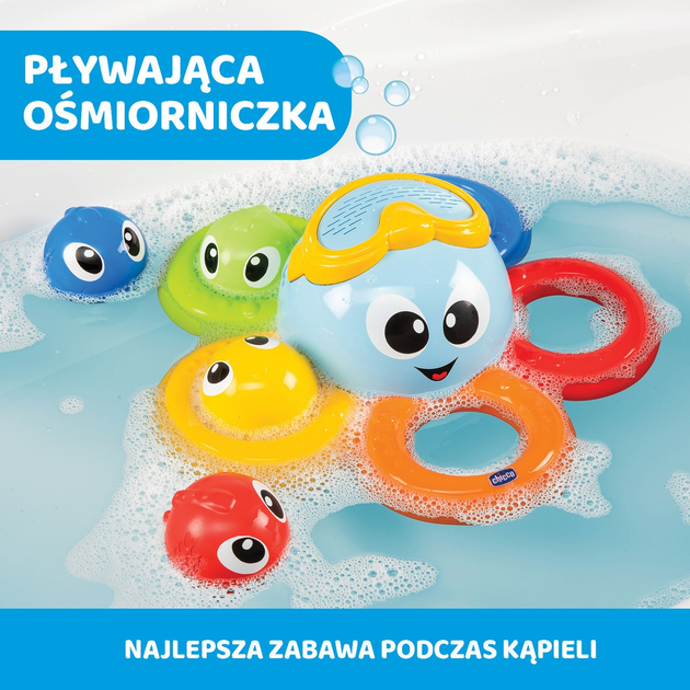 Іграшка для ванни Chicco Восьминіг Біллі (10037.00) - зображення 3