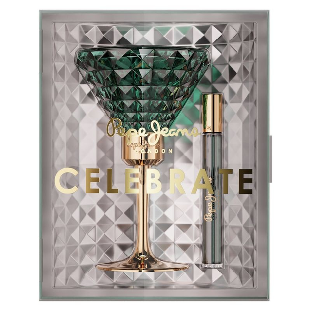 Zestaw damski Woda perfumowana damska Pepe Jeans Celebrate For Her 80 ml + Miniatura 10 ml (8436611101355) - obraz 1