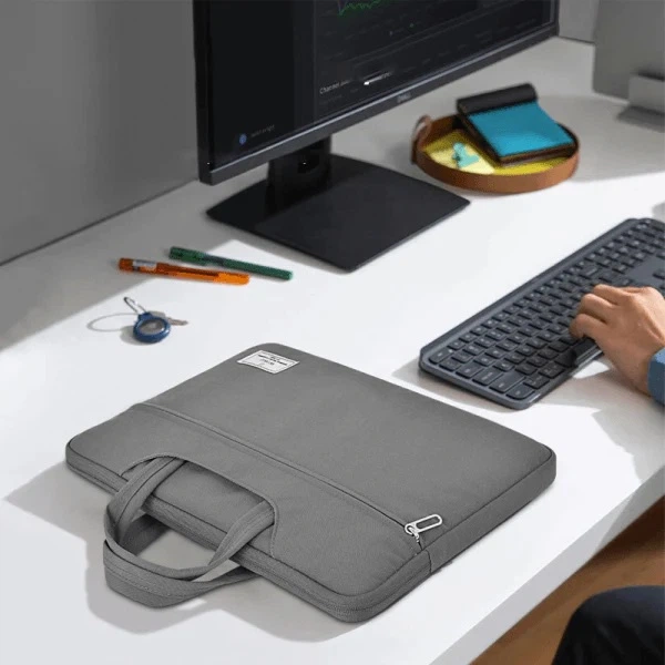 Сумка WiWU VIVI Laptop Handbag для MacBook ноутбука 15"-16.2" Grey - Фото 9 Сумка WiWU VIVI Laptop Handbag для MacBook ноутбука 15"-16.2" Grey - изображение 9