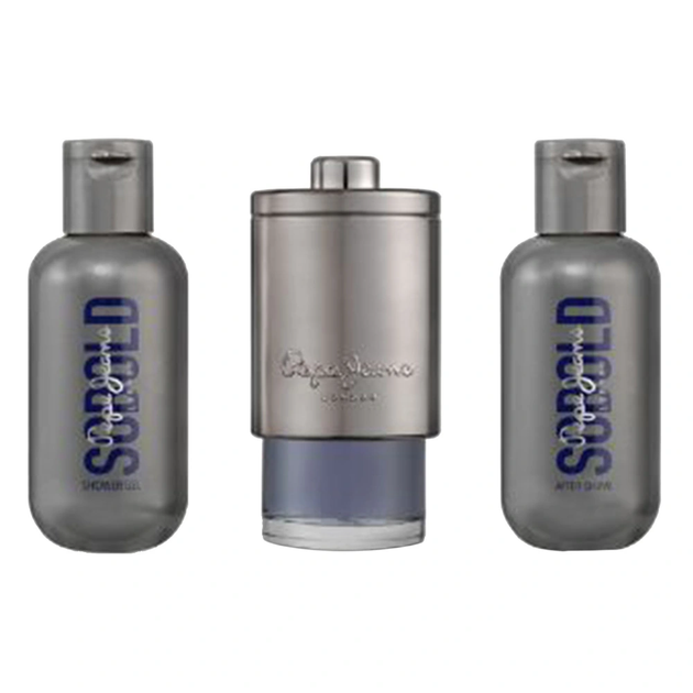 Zestaw męski Woda perfumowana męska Pepe Jeans Sobold 30 ml + Żel po goleniu 60 ml + Żel pod prysznic 60 ml (8436611101188) - obraz 2