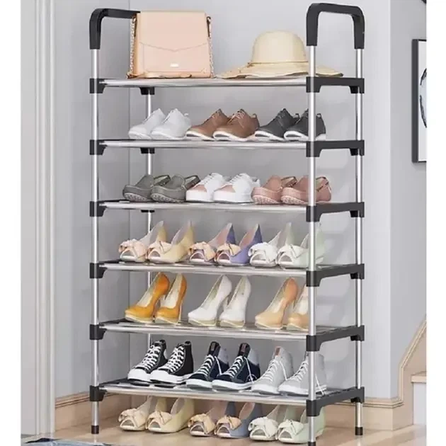 Полиця для взуття 6 секцій New shoe rack 56х28х113 см - Фото 4 Полиця для взуття 6 секцій New shoe rack 56х28х113 см - зображення 4