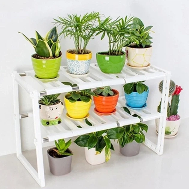Кухонная полка для харнения посуды регулируемая 38-70 см KITCHEN RACK - изображение 7