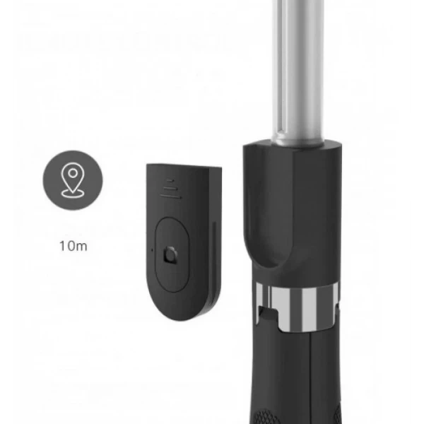 Селфи палка штатив тренога для телефона Bluetooth с пультом Selfie Stick L01 Черный - Фото 5 Селфи палка штатив тренога для телефона Bluetooth с пультом Selfie Stick L01 Черный - изображение 5