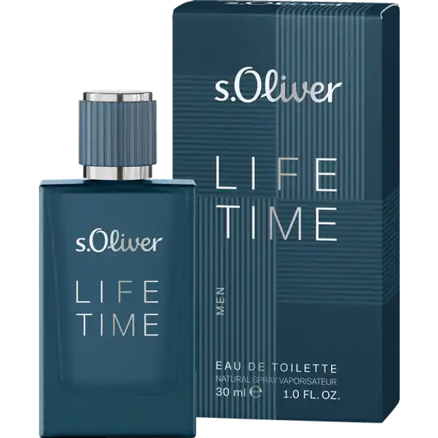 Туалетна вода для чоловіків s.Oliver Life Time 30 мл (4011700895007) - зображення 1