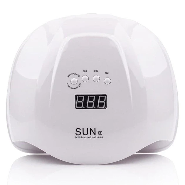Лампа SUN X 54W White UV/LED для полімеризації - Фото 1 Лампа SUN X 54W White UV/LED для полімеризації - зображення 1