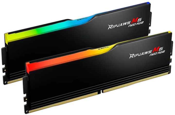 Pamięć RAM G.Skill DDR5-6000 49152MB PC5-48000 (Kit of 2x24576) Ripjaws M5 Neo RGB Black (4713294238016) - obraz 3