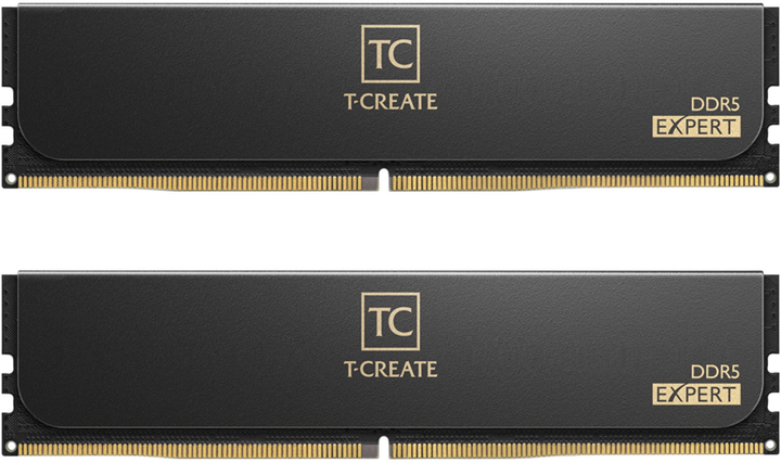Pamięć RAM Team Group DDR5-6400 49152MB PC5-51200 (Kit of 2x24576) Expert Black (765441867123) - obraz 1