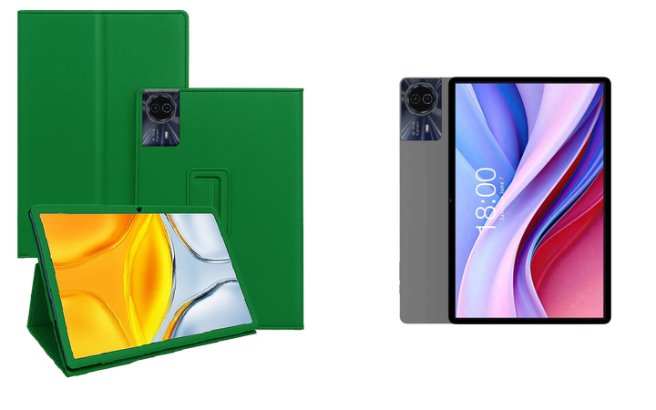 Чехол-подставка CRAYTON для Teclast M50S – стиль, защита и ручная сборка, цвет Зеленый тм - Фото 1 Чехол-подставка CRAYTON для Teclast M50S – стиль, защита и ручная сборка, цвет Зеленый тм - изображение 1