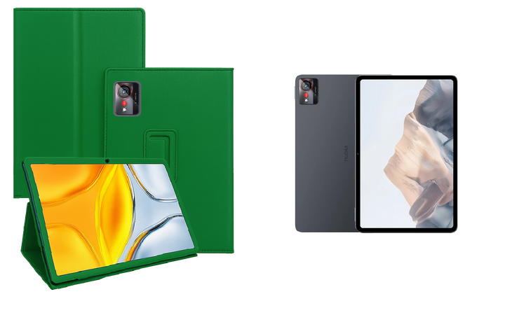 Чехол-подставка CRAYTON для ZTE Nubia Pad Pro – стиль, защита и ручная сборка, цвет Зеленый тм - Фото 1 Чехол-подставка CRAYTON для ZTE Nubia Pad Pro – стиль, защита и ручная сборка, цвет Зеленый тм - изображение 1