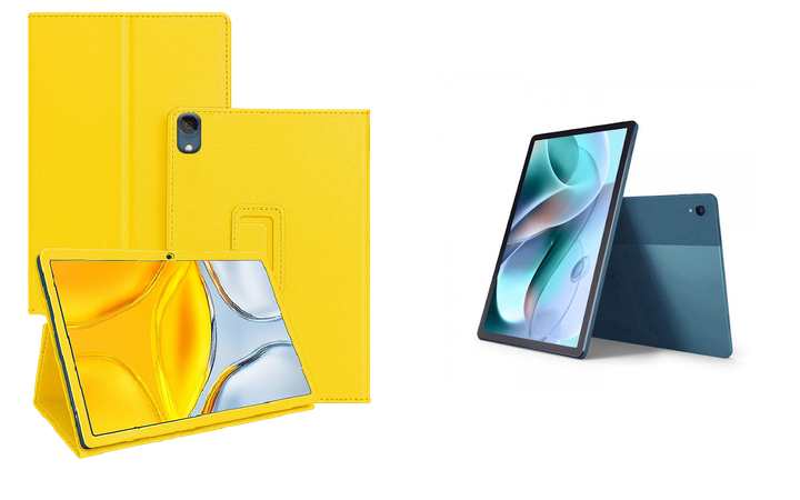 Чехол-подставка CRAYTON для Motorola Moto Tab G70 – стиль, защита и ручная сборка, цвет Жёлтый - Фото 1 Чехол-подставка CRAYTON для Motorola Moto Tab G70 – стиль, защита и ручная сборка, цвет Жёлтый - изображение 1