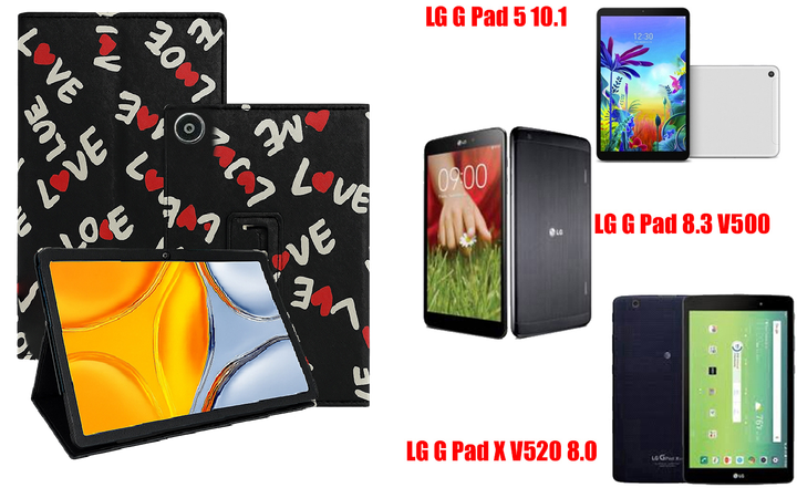 Чохол-підставка CRAYTON для LG G Pad 5 10.1, Pad 8.3, Pad X 8.0 – стиль, захист і ручна збірка, колір Лав - Фото 1 Чохол-підставка CRAYTON для LG G Pad 5 10.1, Pad 8.3, Pad X 8.0 – стиль, захист і ручна збірка, колір Лав - зображення 1