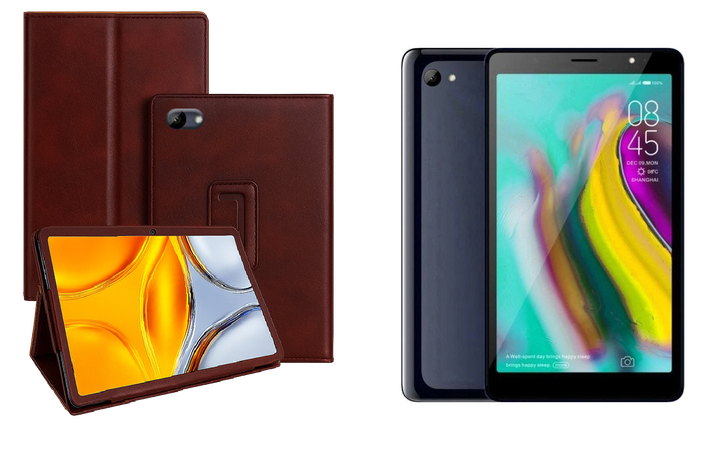 Чехол-подставка CRAYTON для Tecno Tab 7 P704a – стиль, защита и ручная сборка, цвет Карминовый - Фото 1 Чехол-подставка CRAYTON для Tecno Tab 7 P704a – стиль, защита и ручная сборка, цвет Карминовый - изображение 1