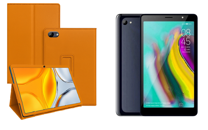 Чехол-подставка CRAYTON для Tecno Tab 7 P704a – стиль, защита и ручная сборка, цвет Оранжевый - Фото 1 Чехол-подставка CRAYTON для Tecno Tab 7 P704a – стиль, защита и ручная сборка, цвет Оранжевый - изображение 1