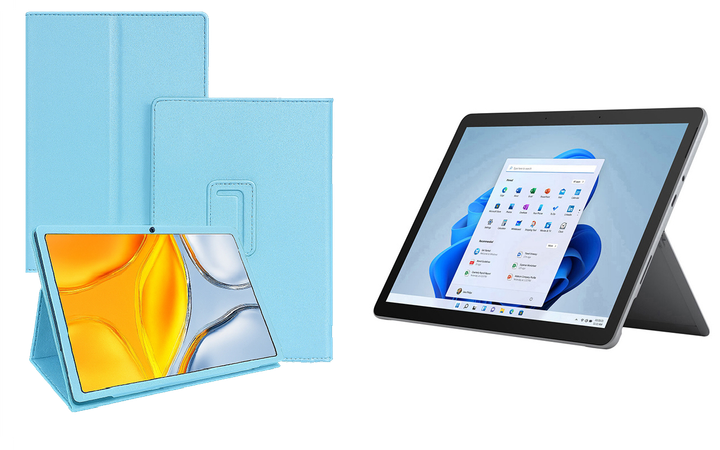 Чехол-подставка CRAYTON для Microsoft Surface Go, Go 2, Go 3 – стиль, защита и ручная сборка, цвет Голубой - Фото 1 Чехол-подставка CRAYTON для Microsoft Surface Go, Go 2, Go 3 – стиль, защита и ручная сборка, цвет Голубой - изображение 1