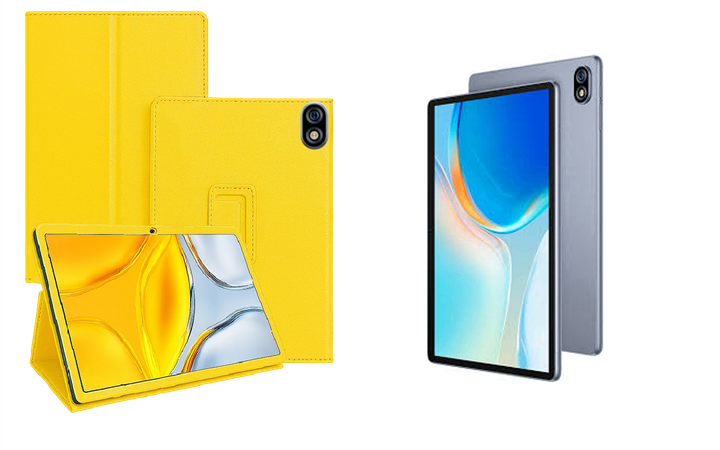 Чехол-подставка CRAYTON для Ulefone Tab W10 – стиль, защита и ручная сборка, цвет Жёлтый - Фото 1 Чехол-подставка CRAYTON для Ulefone Tab W10 – стиль, защита и ручная сборка, цвет Жёлтый - изображение 1