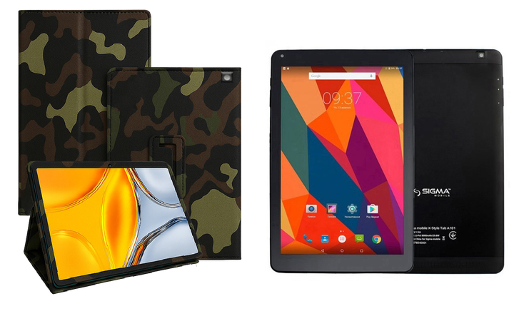 Чехол-подставка CRAYTON для Sigma mobile Tab A102, A103, A104 – стиль, защита и ручная сборка, цвет Хаки тм - Фото 1 Чехол-подставка CRAYTON для Sigma mobile Tab A102, A103, A104 – стиль, защита и ручная сборка, цвет Хаки тм - изображение 1