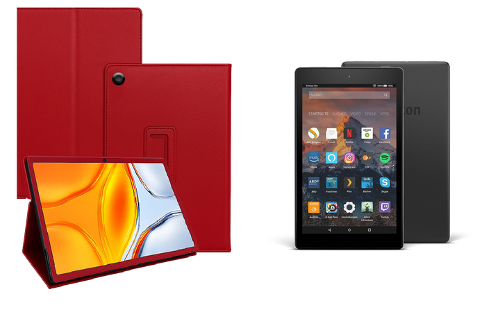 Чехол-подставка CRAYTON для Amazon Fire HD 8 2017 – стиль, защита и ручная сборка, цвет Красный - Фото 1 Чехол-подставка CRAYTON для Amazon Fire HD 8 2017 – стиль, защита и ручная сборка, цвет Красный - изображение 1