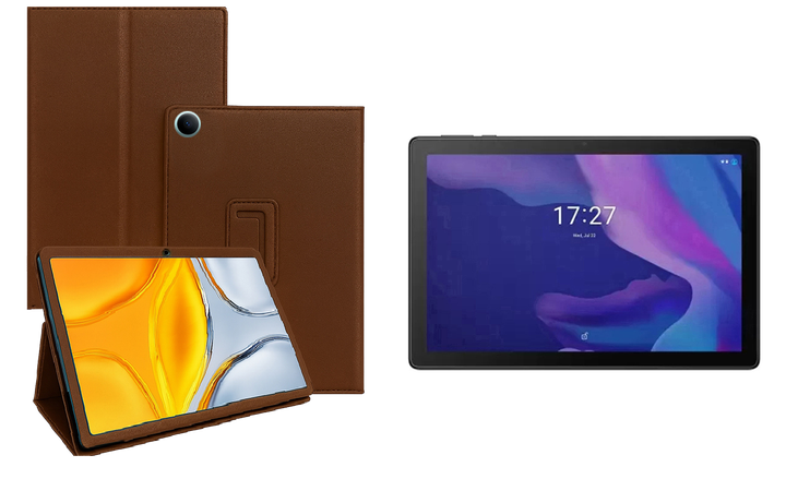 Чехол-подставка CRAYTON для Alcatel TKEE MAX (8095) – стиль, защита и ручная сборка, цвет Коричневый св - Фото 1 Чехол-подставка CRAYTON для Alcatel TKEE MAX (8095) – стиль, защита и ручная сборка, цвет Коричневый св - изображение 1