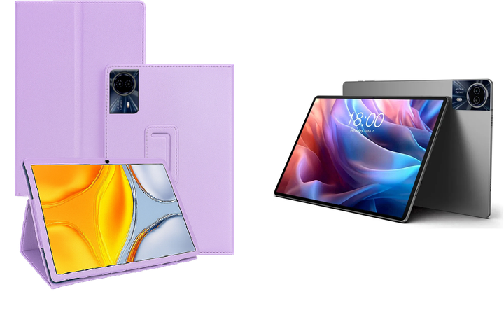 Чехол-подставка CRAYTON для Teclast T65 Max – стиль, защита и ручная сборка, цвет Фиолетовый - Фото 1 Чехол-подставка CRAYTON для Teclast T65 Max – стиль, защита и ручная сборка, цвет Фиолетовый - изображение 1
