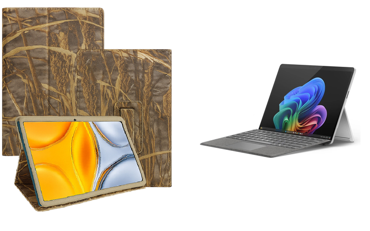 Чехол-подставка CRAYTON для Microsoft Surface 11 pro Copilot+ – стиль, защита и ручная сборка, цвет Камыш - Фото 1 Чехол-подставка CRAYTON для Microsoft Surface 11 pro Copilot+ – стиль, защита и ручная сборка, цвет Камыш - изображение 1