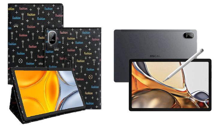 Чехол-подставка CRAYTON для Blackview Oscal Pad 15 – стиль, защита и ручная сборка, цвет Фэшн черный - Фото 1 Чехол-подставка CRAYTON для Blackview Oscal Pad 15 – стиль, защита и ручная сборка, цвет Фэшн черный - изображение 1