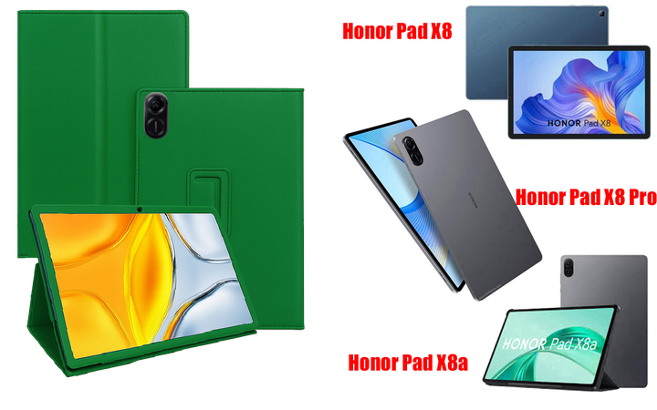 Чохол-підставка CRAYTON для Honor Pad X8, Pad X8 Pro, Pad X8a – стиль, захист і ручна збірка, колір Зелений тм - Фото 1 Чохол-підставка CRAYTON для Honor Pad X8, Pad X8 Pro, Pad X8a – стиль, захист і ручна збірка, колір Зелений тм - зображення 1