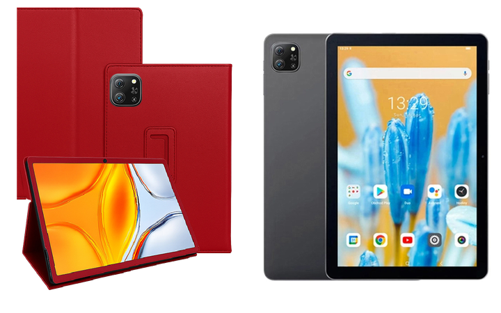 Чехол-подставка CRAYTON для Blackview Oscal Pad 70 – стиль, защита и ручная сборка, цвет Красный - Фото 1 Чехол-подставка CRAYTON для Blackview Oscal Pad 70 – стиль, защита и ручная сборка, цвет Красный - изображение 1