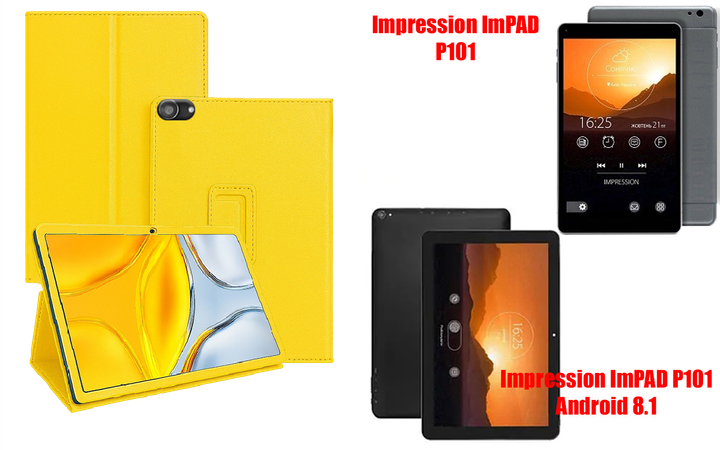 Чехол-подставка CRAYTON для Impression ImPad P101, ImPAD P101 Android 8.1 – стиль, защита и ручная сборка, цвет Жёлтый - Фото 1 Чехол-подставка CRAYTON для Impression ImPad P101, ImPAD P101 Android 8.1 – стиль, защита и ручная сборка, цвет Жёлтый - изображение 1
