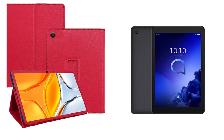 Чехол-подставка CRAYTON для Alcatel 3T 10 (2020) – стиль, защита и ручная сборка, цвет Малиновый - Фото 1 Чехол-подставка CRAYTON для Alcatel 3T 10 (2020) – стиль, защита и ручная сборка, цвет Малиновый - изображение 1