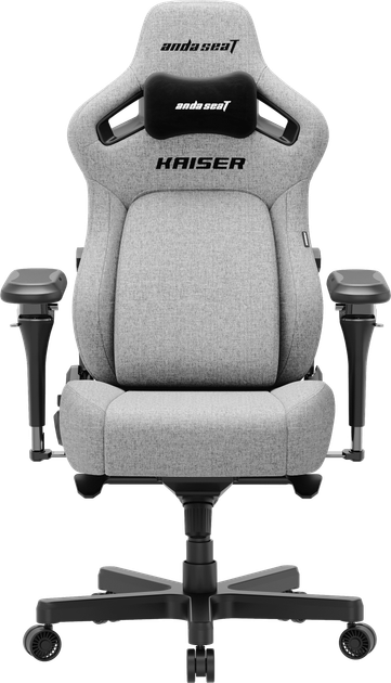 Крісло ігрове Anda Seat Kaiser 4 V2 Size XL Gray Fabric (AD12YDDC-XLL-20-G-CF-03) - зображення 1